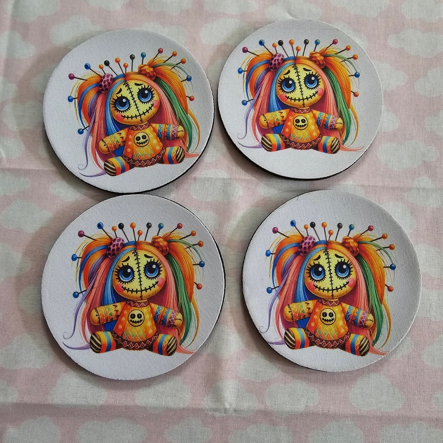 Set Of 4 Foam Coasters