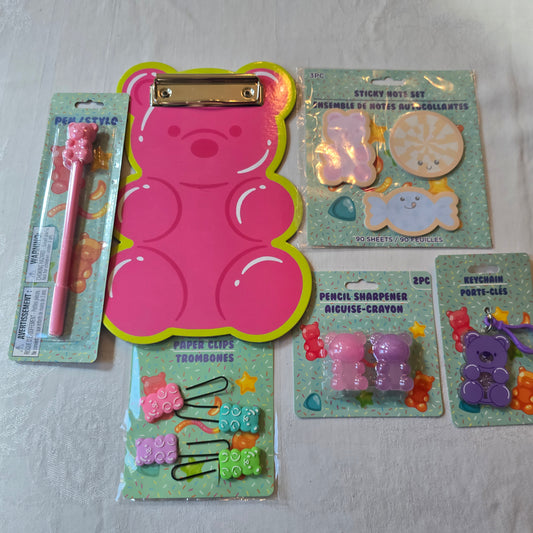 Gummy Bear Stationery Set