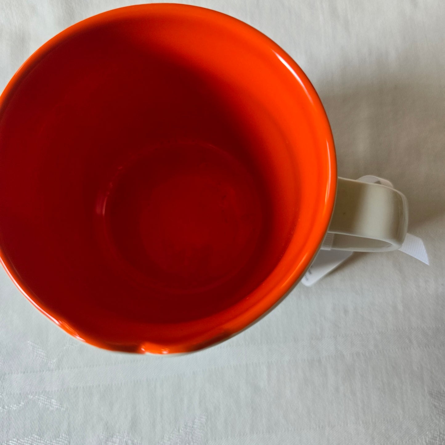 Miffy By Magenta Bunny & Teddy Bear Coffee Mug 18oz Ceramic Orange Interior Cup