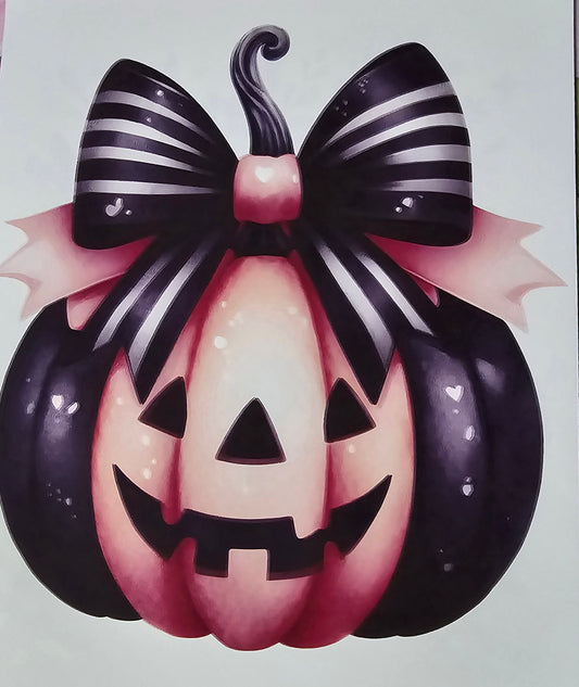 Pinky Pumpkin Sublimated Transfer